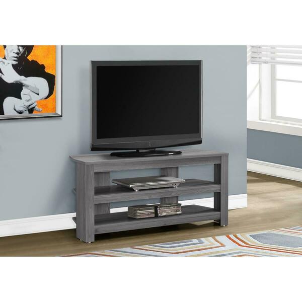 Magneticismmagnetismo 19.75 in. Grey Particle Board & Laminate TV Stand MA2627144